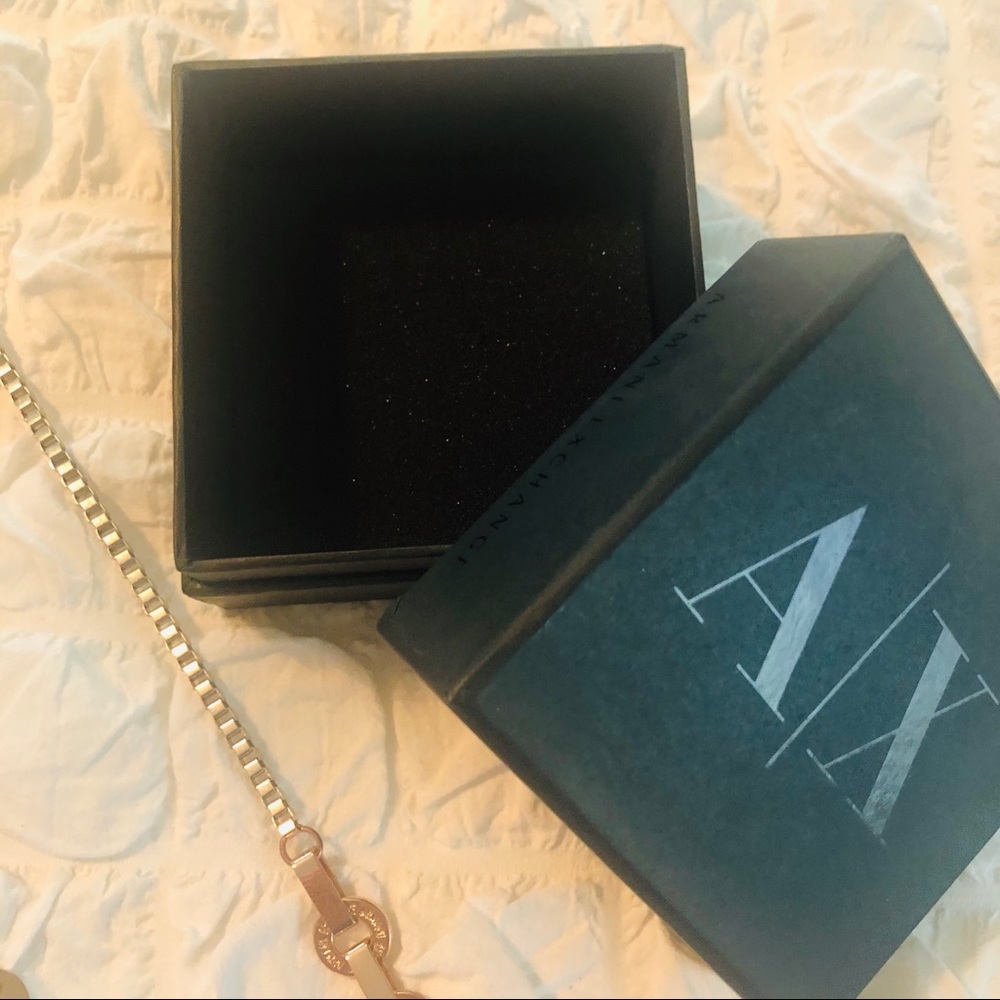 ARMANI EXCHANGE A/X Necklace METALS box. Unworn.